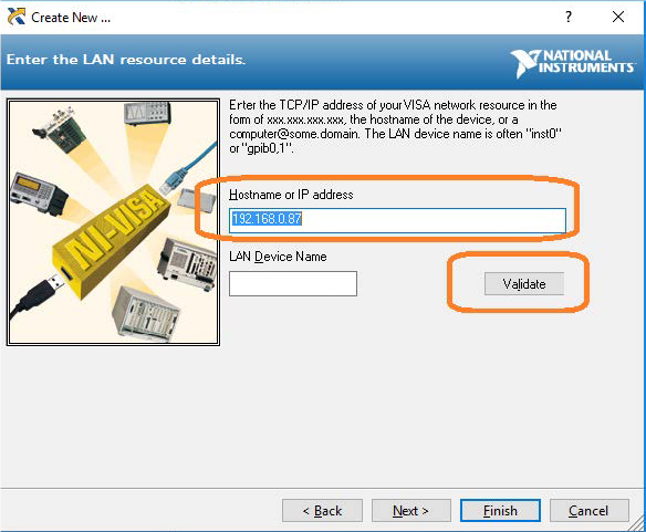 輸入IP地址，然后按驗證